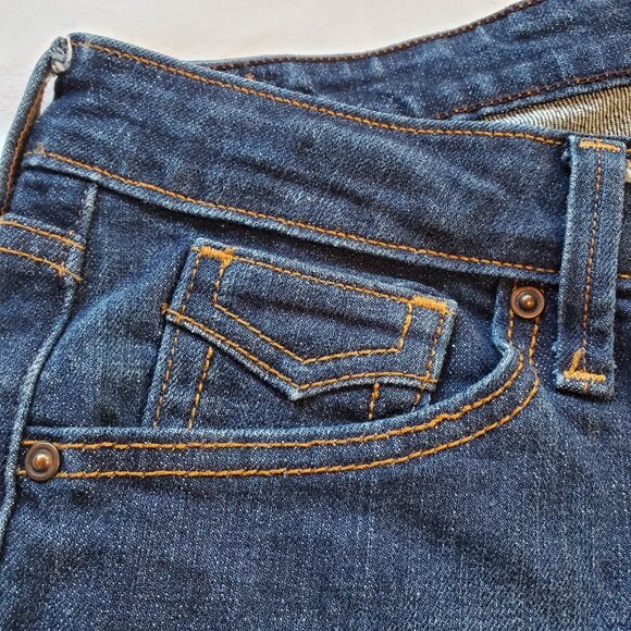 Levi's Low boot cut 545 blue jeans women's size 6 mid to darkish wash great cond - Picture 11 of 16